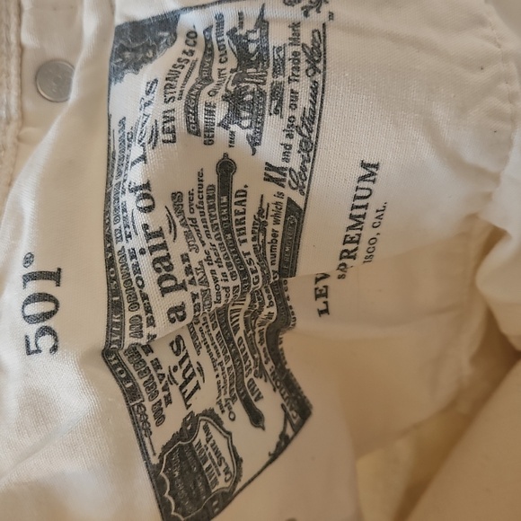 Levi's 501 Premium Denim 90's Button Fly Wider Leg Size 31/30 - Picture 7 of 7